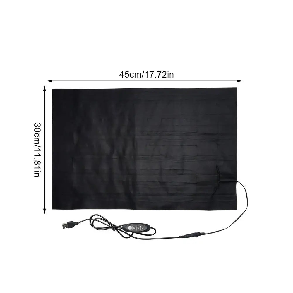 Pet Heating Pad USB Washable Adjustable Premium Carbon Fiber Composite Fiber Warming Mat Safe And Reliable For Keeping Warm