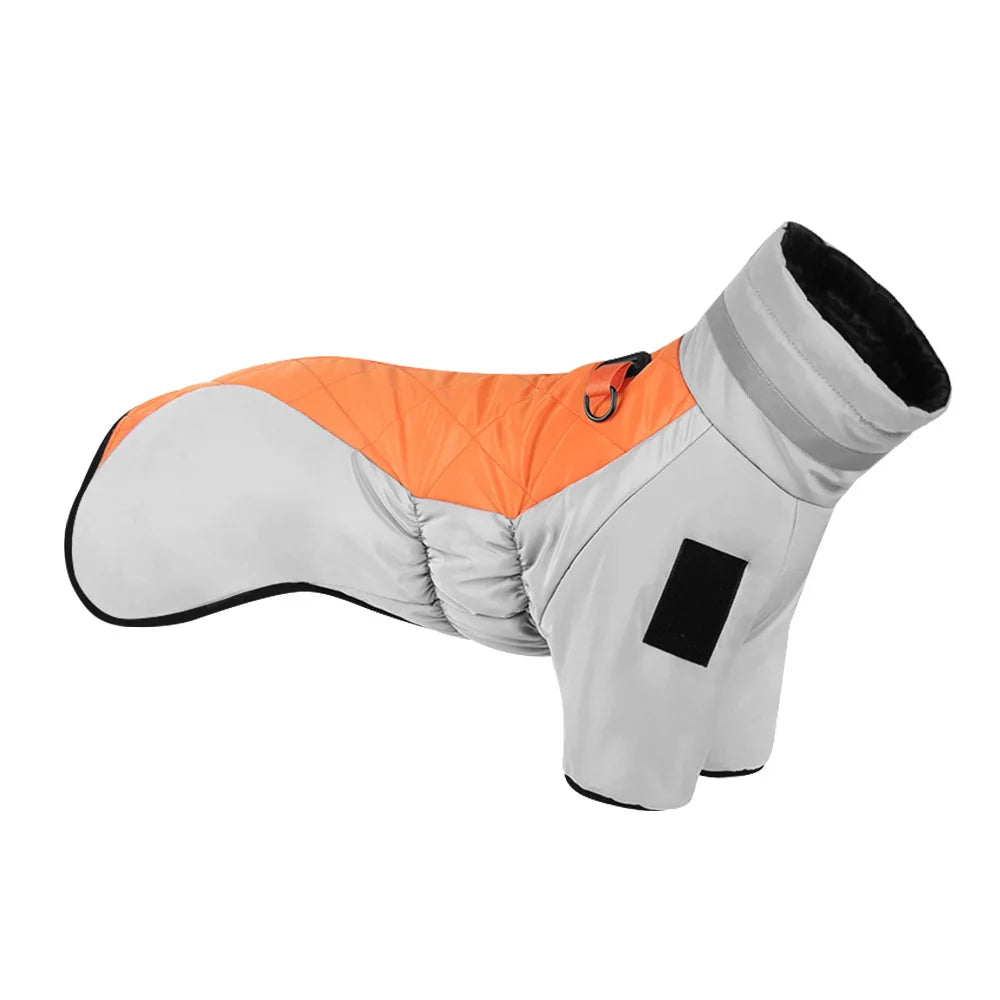 Autumn and Winter New Pet Clothes Reflective Thickened Dog Clothes Warm Dog Cotton Clothes Pet Clothes