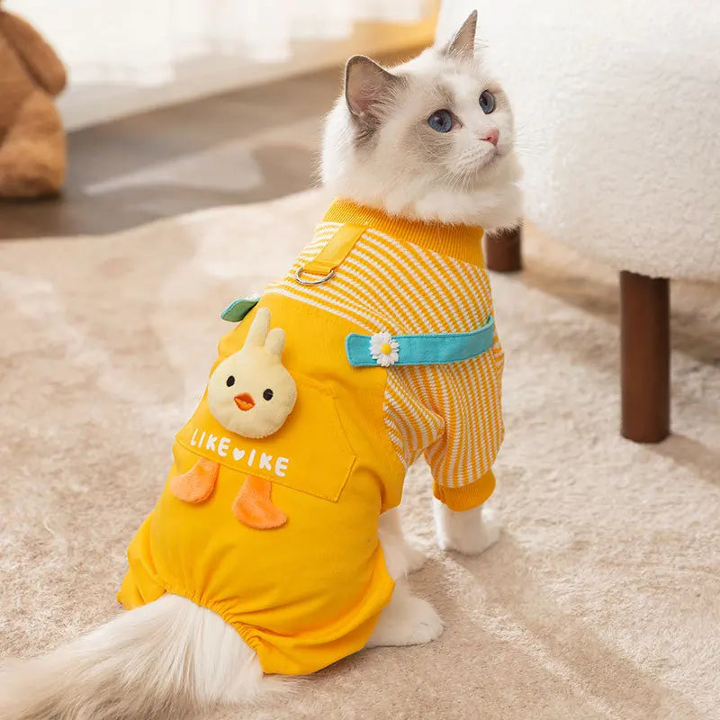 New Luxury Dog Clothes Puppy Costume Striped Dog Jumpsuit Pet Clothes for Dog Dog Sweatshirt Chihuahua French Bulldog Dog Romper