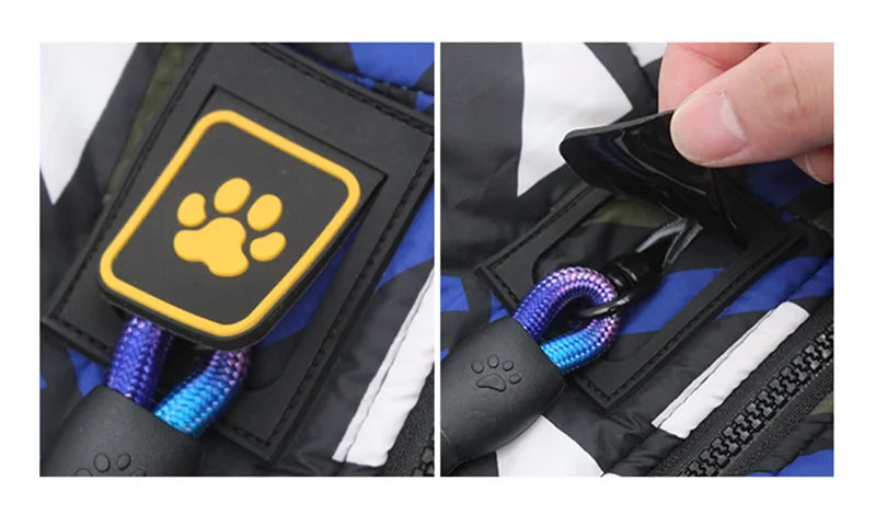 Warm Dog Clothes Winter Coat Waterproof Pet Padded Vest Zipper Jacket For Small Medium Large Dogs Pug Chihuahua Ropa Para Perros