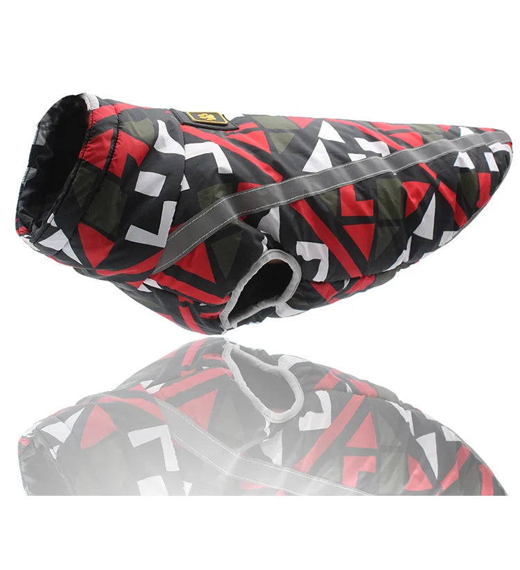 Warm Dog Clothes Winter Coat Waterproof Pet Padded Vest Zipper Jacket For Small Medium Large Dogs Pug Chihuahua Ropa Para Perros