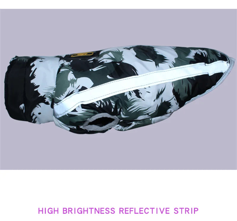 Warm Dog Clothes Winter Coat Waterproof Pet Padded Vest Zipper Jacket For Small Medium Large Dogs Pug Chihuahua Ropa Para Perros