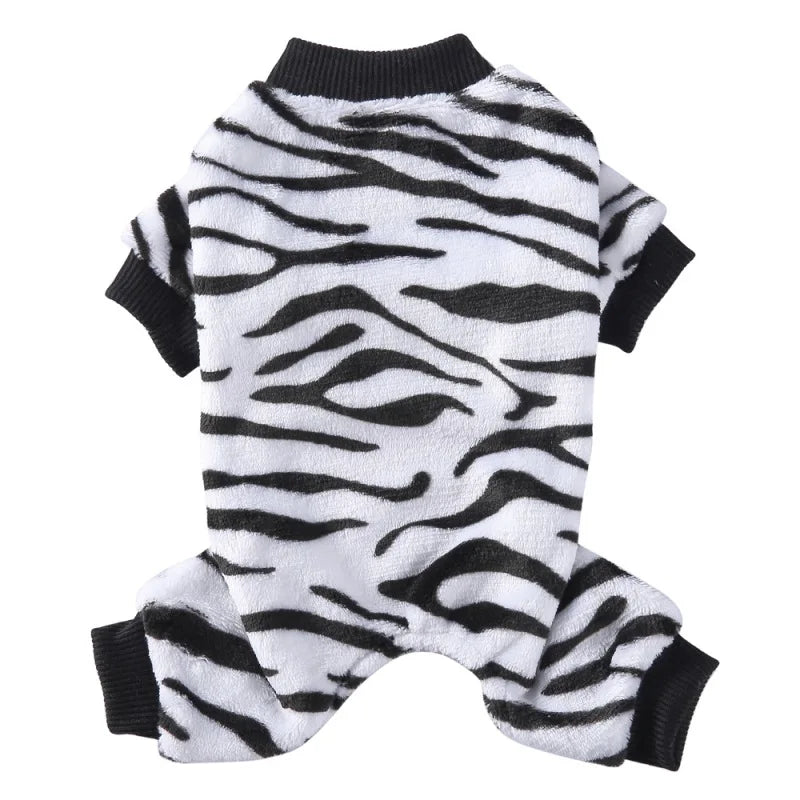 Dog Pajamas Winter Dog Clothes Dot Print Warm Jumpsuits Coat For Small Dogs Puppy Dog Cat Chihuahua Pomeranian Nightshirt Pants