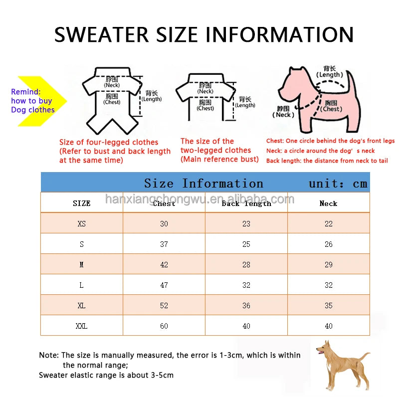 Dog Sweater Luxury Designer Warmth Soft Comfortable Dog Clothes French Bulldog Schnauzer Teddy  Wholesale Dropshipping CH3018