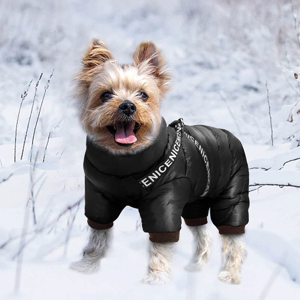 Winter Pet Dog Clothes Super Warm Dog Jacket Coat Waterproof Small Medium Large Dogs Pet Clothing Jumpsuit For French Bulldog