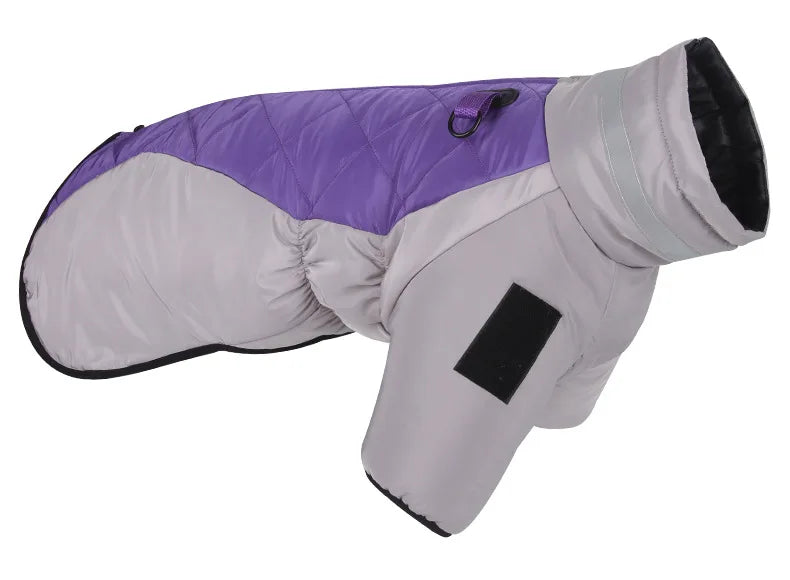 Autumn and Winter New Pet Clothes Reflective Thickened Dog Clothes Warm Dog Cotton Clothes Pet Clothes