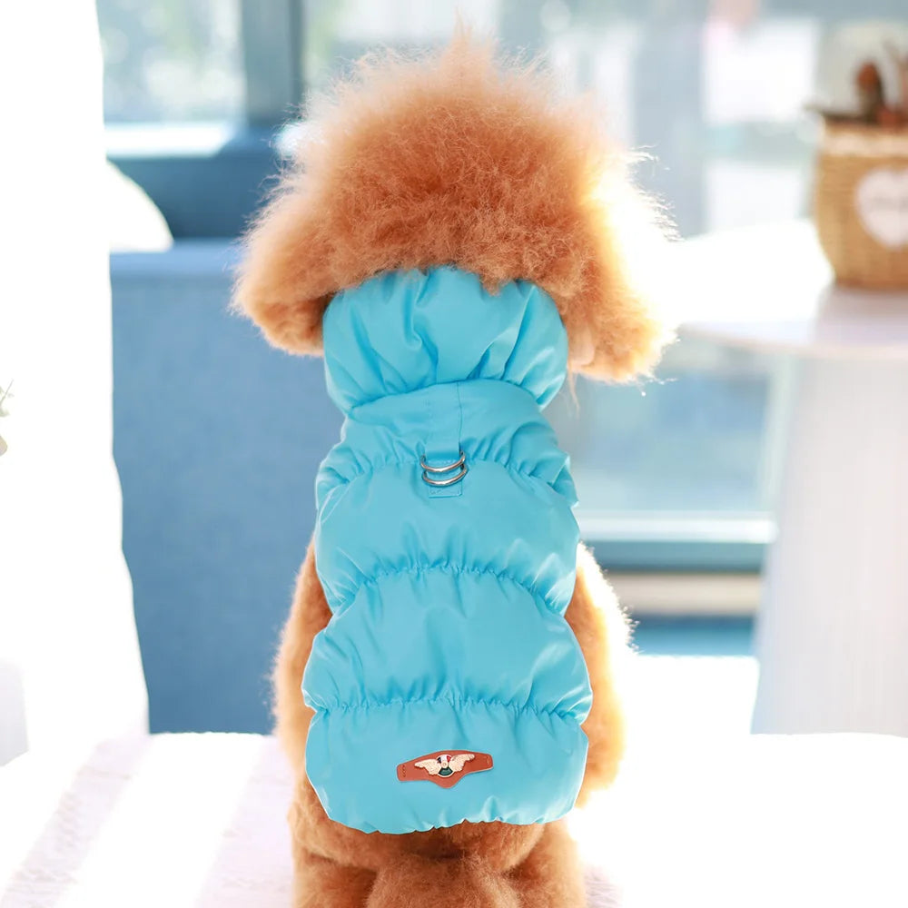 Warm Winter Dog Clothes Soft Cat Puppy Clothing Costume Coat Outdoor Pet Vest Jacket for Small Medium Dogs Cats Chihuahua Pug