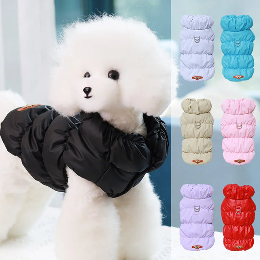 Warm Winter Dog Clothes Soft Cat Puppy Clothing Costume Coat Outdoor Pet Vest Jacket for Small Medium Dogs Cats Chihuahua Pug