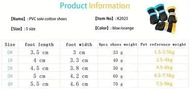 Pet Shoes For Small Dogs Reflective Non Slip Wear Resistant Winter Warm Boots For Bichon Corgi Chihuahua York Teddy Soft-soled