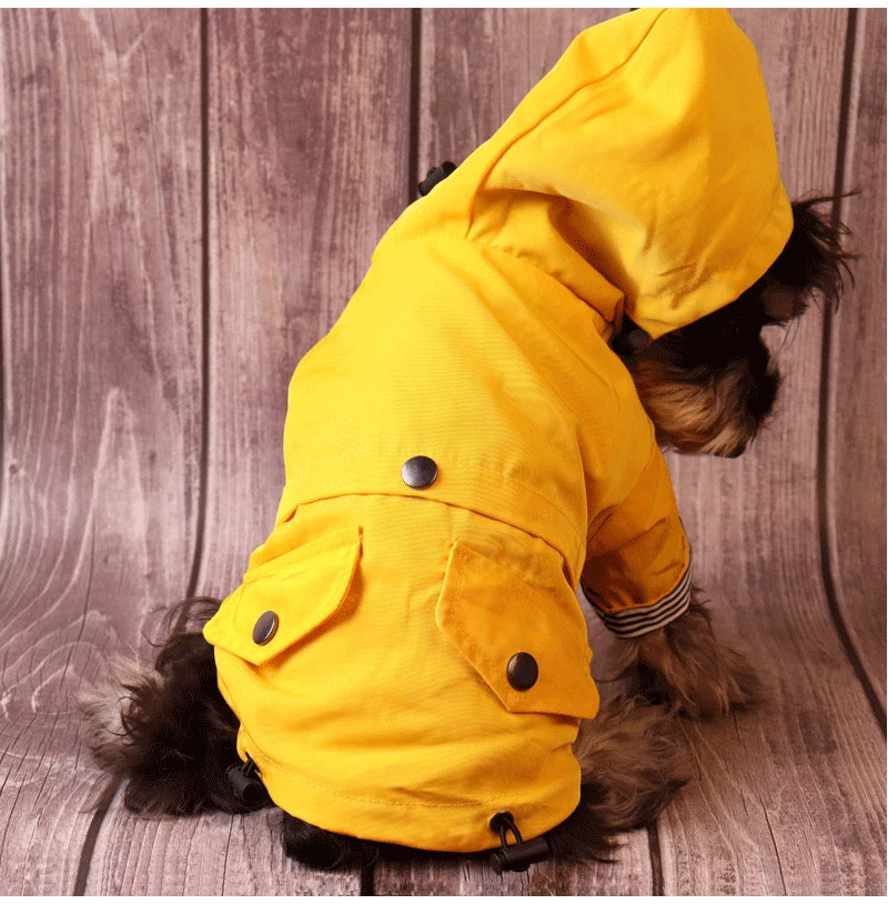 Waterproof Large Dog Raincoat Windproof Pet Jacket Winter Warm Coat for All Breeds Labrador French Bulldog Dog Clothes