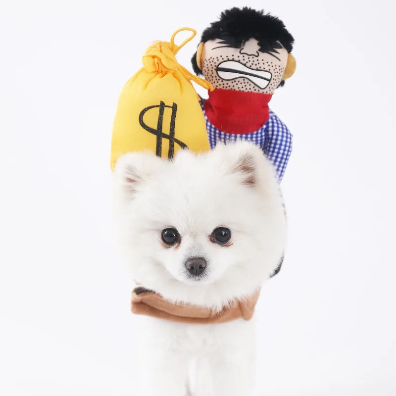 1PCS Halloween Dagger Pet Transformation Dress Festival Funny Knife Holding Dog Clothes Cat Standing Dress Pet Dress Up