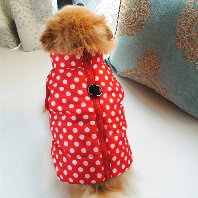 Windproof Dog Clothes For Small Dog Winter Warm Pet Dog Coat Jacket Padded Clothes Puppy Outfit Vest Yorkie Chihuahua Clothes