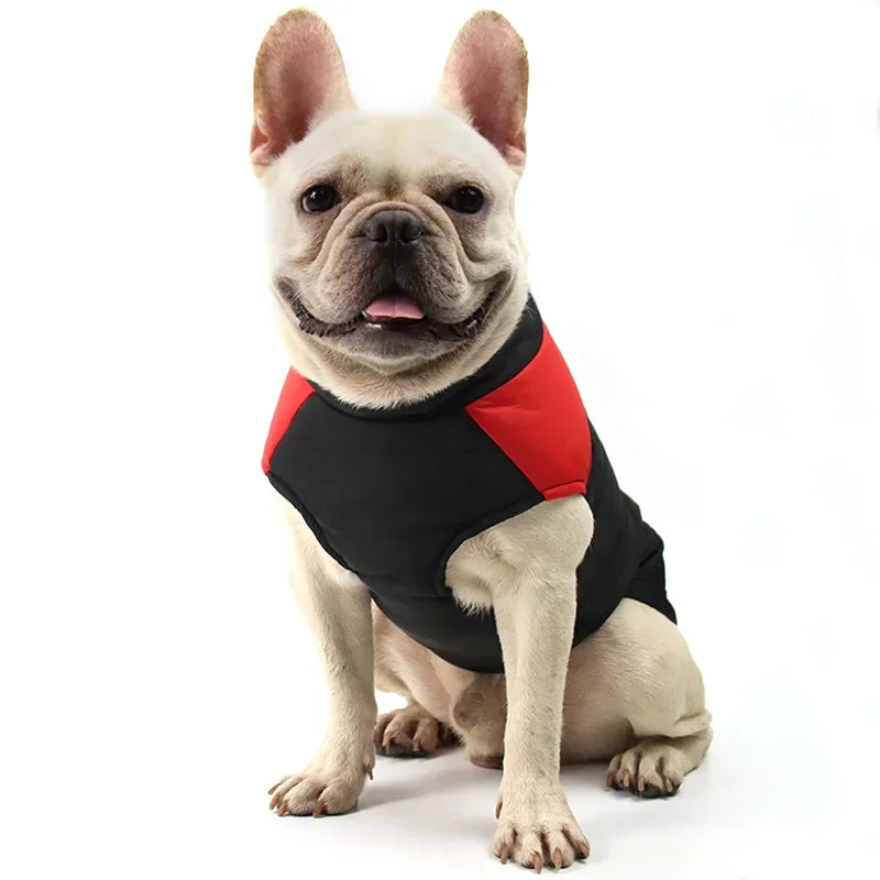 Waterproof Padded Zipper Jacket for Dogs, Warm Dog Clothes, Pet Coat, Winter Vest, Small and Medium Dogs, The Dog Face Outfit