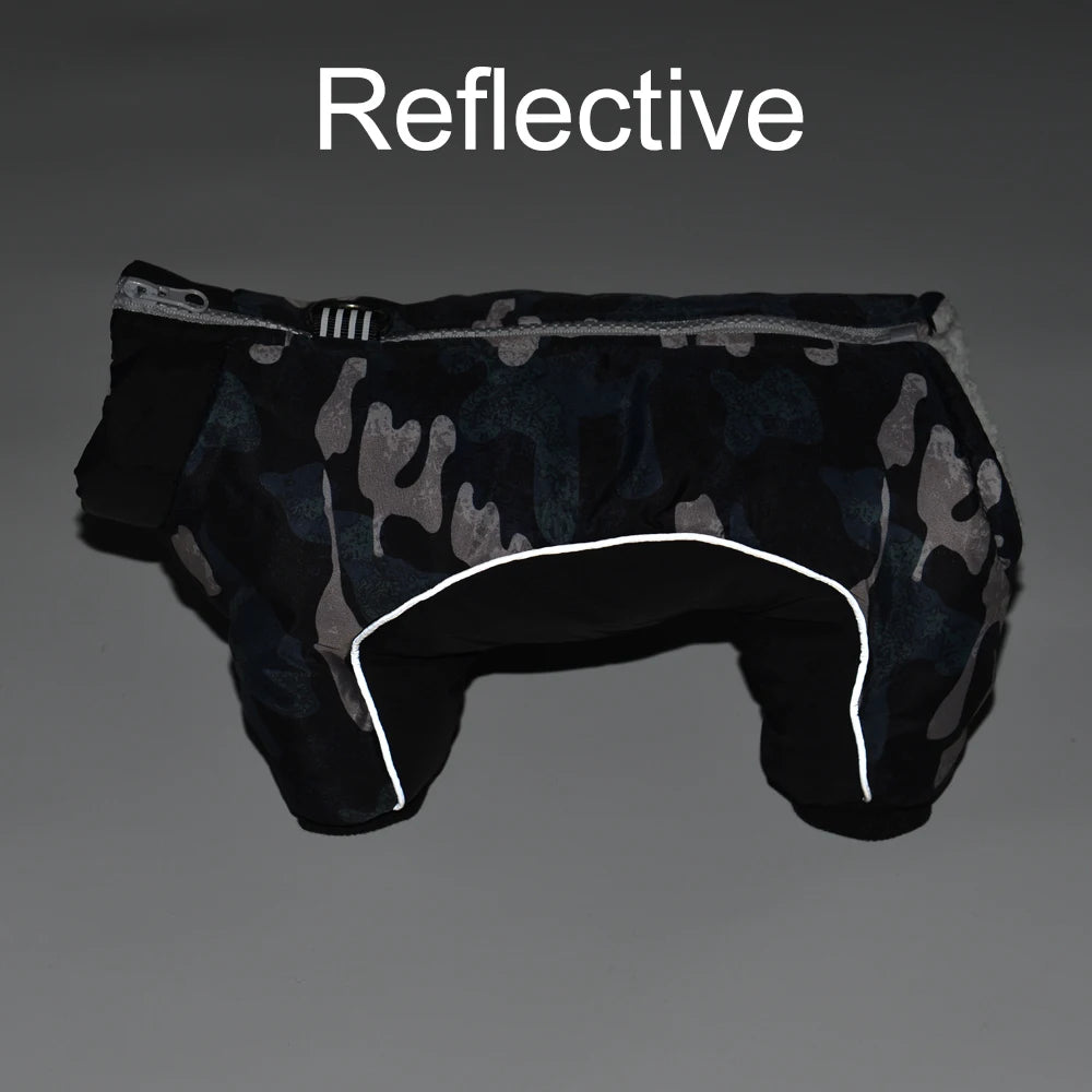 Pet Dog Clothes For Small Dogs Cat Winter Warm Fleece Thicken Coat Puppy Windproof Camouflage Jumpsuit Yorkshire Jacket Overalls