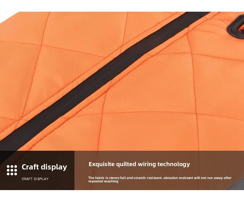 Autumn and Winter New Pet Clothes Reflective Thickened Dog Clothes Warm Dog Cotton Clothes Pet Clothes