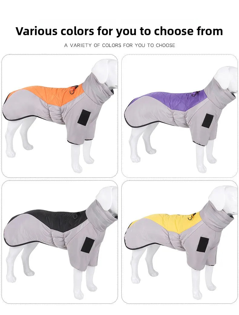 Autumn and Winter New Pet Clothes Reflective Thickened Dog Clothes Warm Dog Cotton Clothes Pet Clothes
