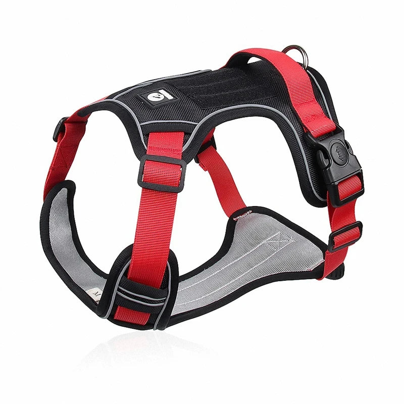 Pet Harness Reflective Dog Harness Vest Adjustable Safety Lead Straps for Medium Large Dogs French Bulldog Walking Harnesses