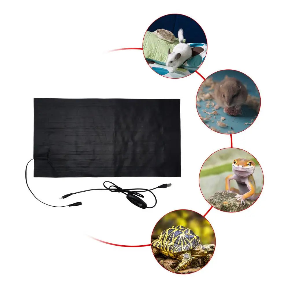 Pet Heating Pad USB Washable Adjustable Premium Carbon Fiber Composite Fiber Warming Mat Safe And Reliable For Keeping Warm